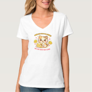 Camiseta Cuando la vida te da limones mi gato se come la ta