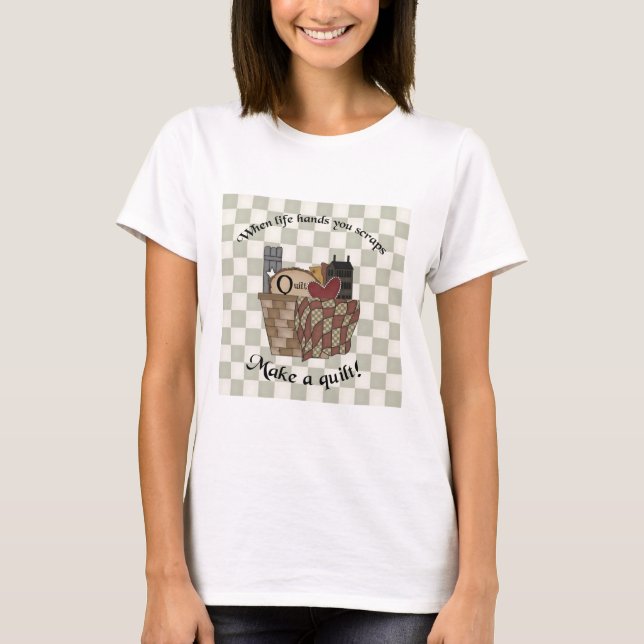 Camiseta Cuando la vida te deja con los gritos (Anverso)