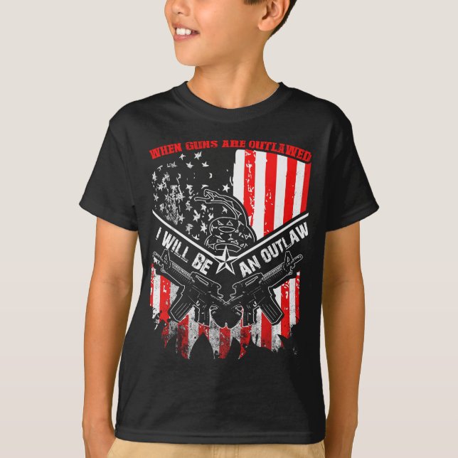 Camiseta Cuando Las Armas Estén Prohibidas, Seré Una Leal (Anverso)