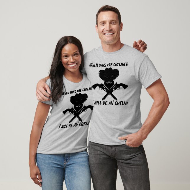 Camiseta Cuando las armas estén prohibidas - seré una ley i (Unisexo)