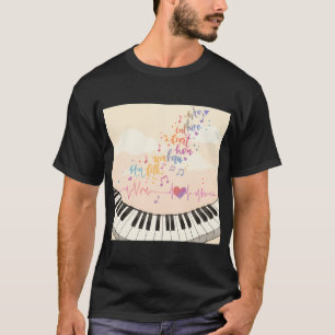 Camiseta «Cuando las palabras fallan, la música habla» — Ab