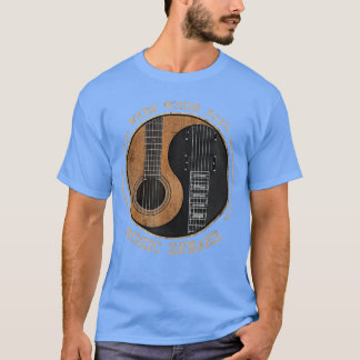 Camiseta Cuando las palabras fallan la música habla regalo 
