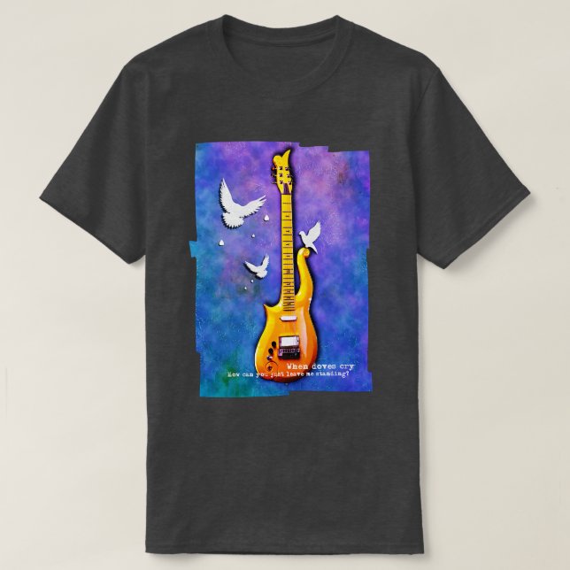 Camiseta Cuando las palomas lloran música (Diseño del anverso)