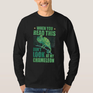 Camiseta Cuando leas esto no mires a mi camaleón
