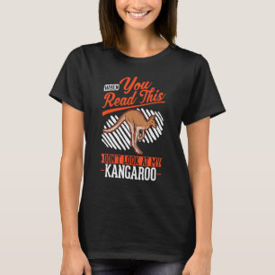 Camiseta Cuando leas esto No mires mi canguro
