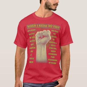 Camiseta Cuando levanto mi primera historia negra de junio