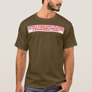 Camiseta Cuando Llueve La Sopa Es Gracioso Guenther F1 Cita