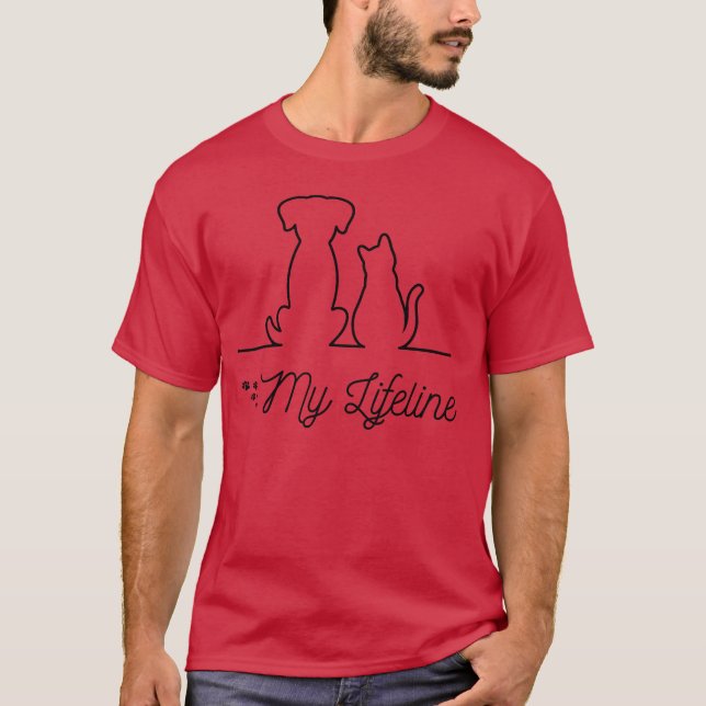 Camiseta Cuando los animales son chica de la vida (Anverso)