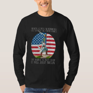 Camiseta Cuando Los Guerreros De Los Dioses Se Van A La Ora