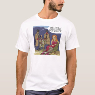 Camiseta Cuando los hombres flaquean divertido