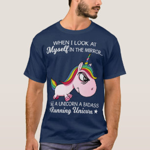Camiseta Cuando Me Miro A Mí Mismo En El Espejo Unicorn Gra