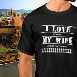 Camiseta Cuando mi esposa me deja jugar al diesel de vapor