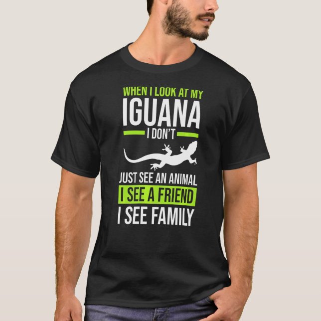 Camiseta Cuando miro mi iguana (Anverso)