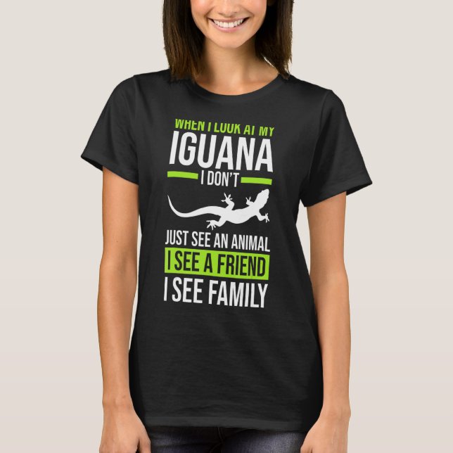 Camiseta Cuando miro mi iguana (Anverso)