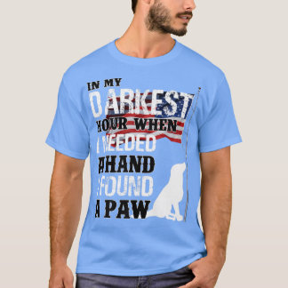Camiseta Cuando Necesitaba Una Mano Encontré Una Paw Premiu