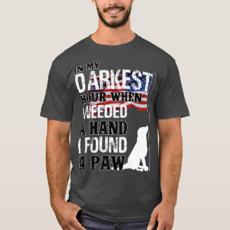 Camiseta Cuando Necesitaba Una Mano Encontré Una Paw Premiu