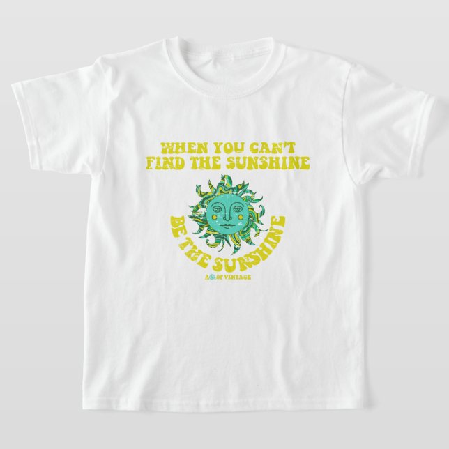 Camiseta Cuando no puedes encontrar el sol (Distribución)