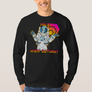 Camiseta Cuando Saturn Hex Crypto Funny Moon Man Stake Cryp