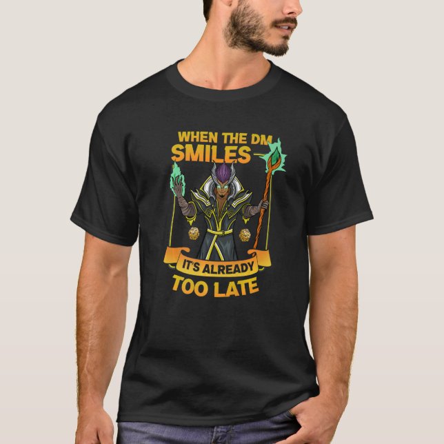 Camiseta Cuando se reproduzca el juego de fichas DM Smiles (Anverso)