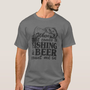 Camiseta Cuando Se Trata De Pesca