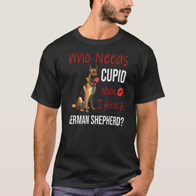 Camiseta Cuando Tengo Un Pastor Alemán (Anverso)