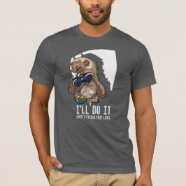 Camiseta Cuando termine este Personalizado de ranura de jug