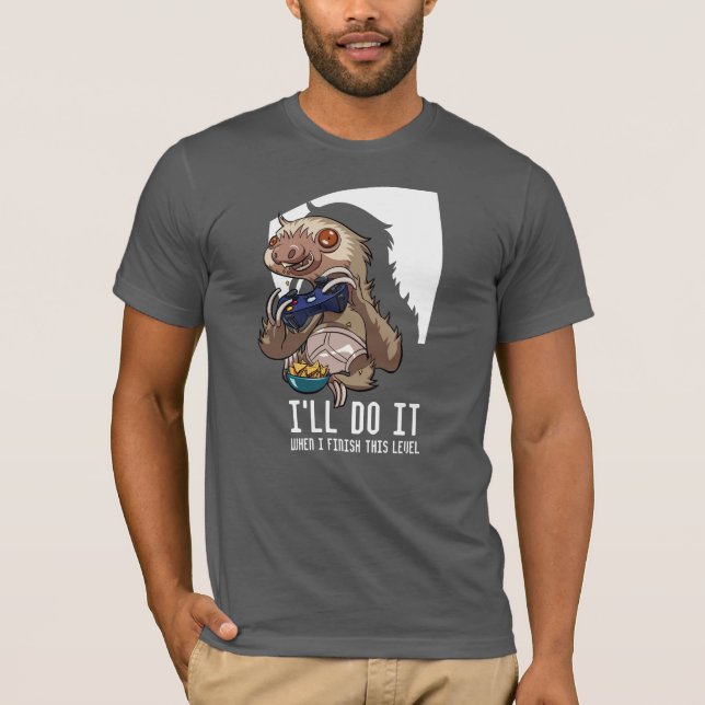 Camiseta Cuando termine este Personalizado de ranura de jug (Anverso)