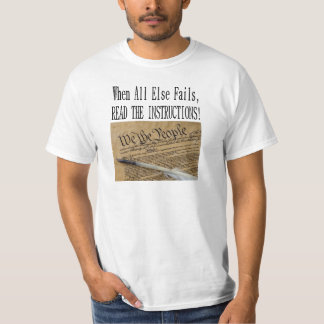 CAMISETA CUANDO TODO FALLA LEA LA CONSTITUCIÓN