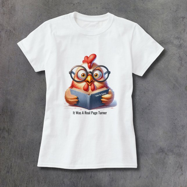 Camiseta Cuando tu libro te deja sin palabras Personalizar (Subido por el creador)