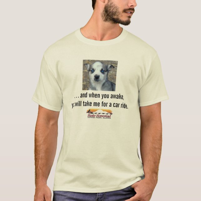 Camiseta Cuando usted despierta… el perrito fornido de la (Anverso)