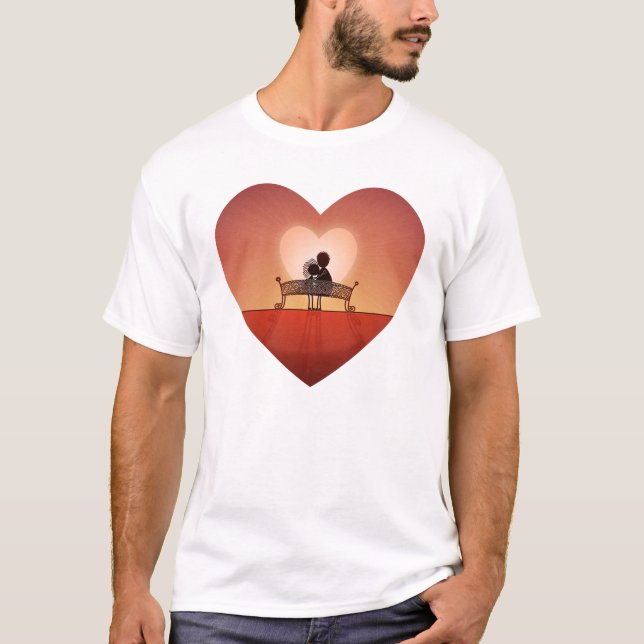 Camiseta Cuando usted está en amor (Anverso)