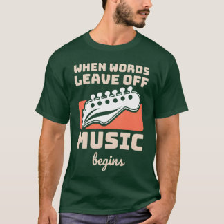 Camiseta Cuando Word Leave Off divertido