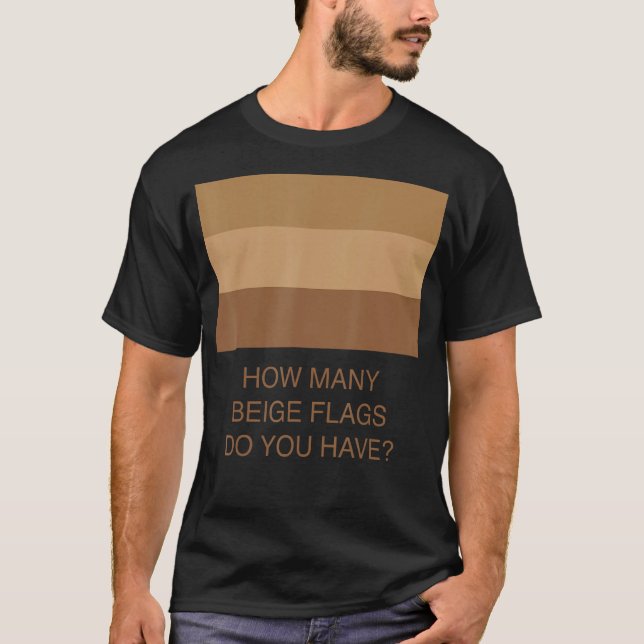 Camiseta Cuántas Banderas Beiges Tienes (Anverso)