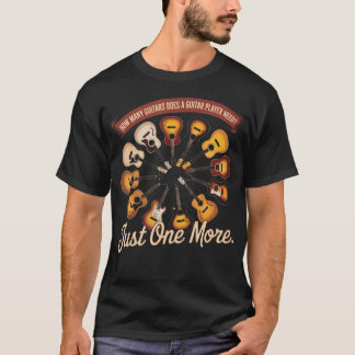 Camiseta Cuántas guitarras necesita un guitarrista solo