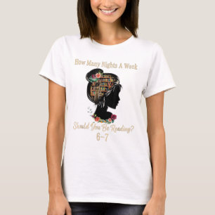 Camiseta Cuántas Noches Leyendo 67 Meme Divertido Seis Siet