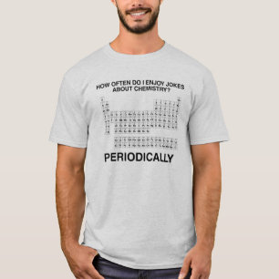 Camiseta ¿Cuantas veces disfruto de chistes sobre química