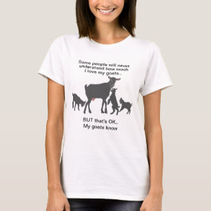 Camiseta Cuánto amo a mis cabras