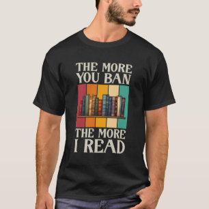 Camiseta Cuanto más bloqueas más leo amor a libros prohibid