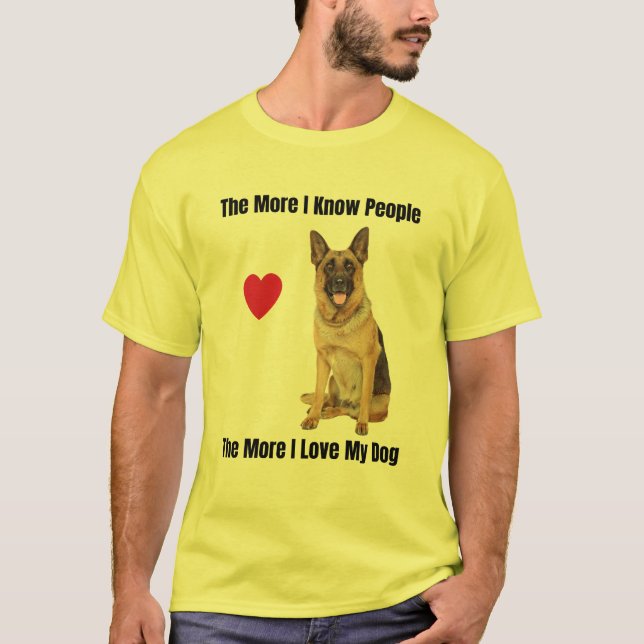 Camiseta Cuanto Más Conozco A La Gente, Más Amo A Mi Gertie (Anverso)