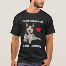 Cuanto más conozco a la gente, más amo a mi Husky