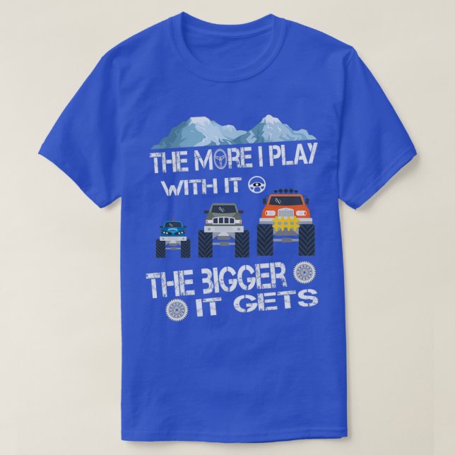 Camiseta Cuanto más juego con él más grande se sale de la p (Diseño del anverso)
