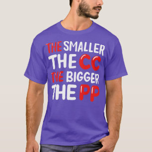 Camiseta Cuanto más pequeño sea el CC, mayor será el PP