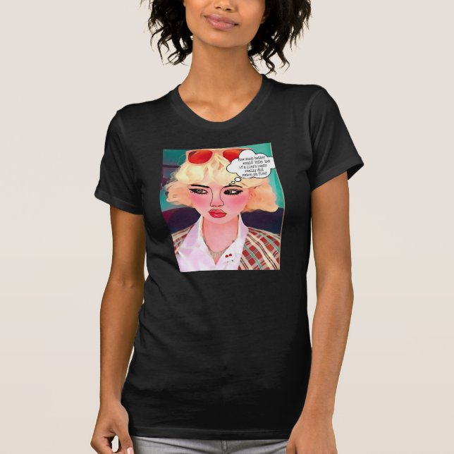 Camiseta Cuánto mejor sería la vida si los pantalones de un (Anverso)