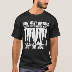Camiseta ¿Cuántos guitanos necesita un guitarrista?