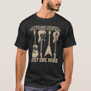 Camiseta ¿Cuántos guitanos necesita un guitarrista?