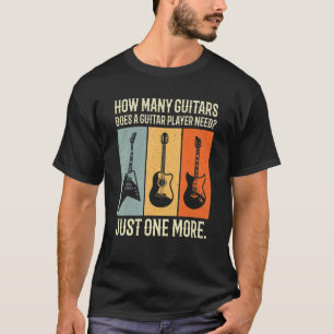 Camiseta ¿Cuántos Guitarristas Necesita Un Jugador De Guita