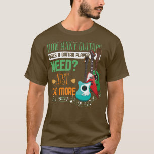 Camiseta ¿Cuántos Guitarristas Necesita Un Jugador De Guita