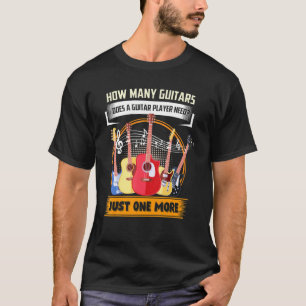 Camiseta ¿Cuántos Guitarristas Necesita Un Jugador De Guita