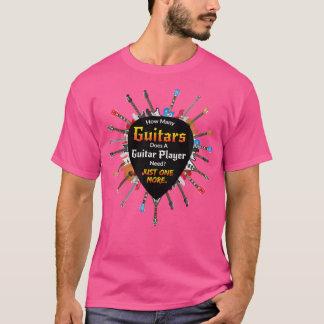 Camiseta ¿Cuántos Guitars necesita un guitarrista?