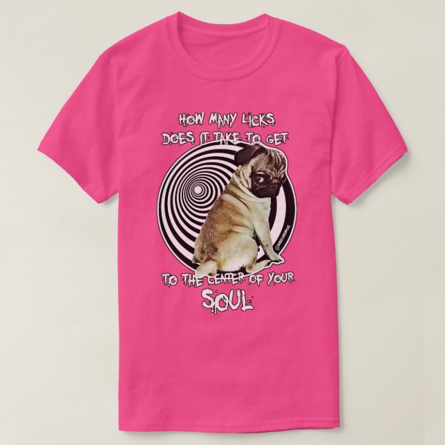Camiseta ¿Cuántos lagos toma? (Diseño del anverso)